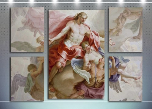 Beautiful religious fresco