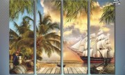 S1_008_n_Парусник на Карибах скачать модульную картину