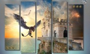Модульная картина Ласточкино гнездо, скачать