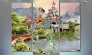 скачать модульную картину Замок принцессы