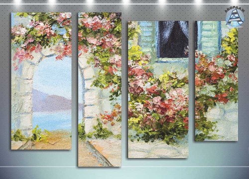 Арка, пейзаж в Санторини