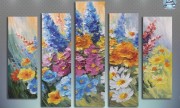 Букет из весенних цветов, картина