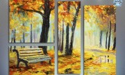 сенний парк. Картина