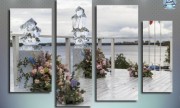 Хрусталь и цветы, композиция
